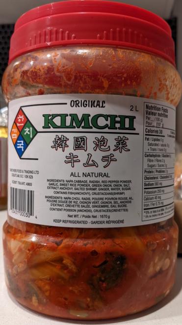 Hankook Original Kimchi, 1670 g - Unit